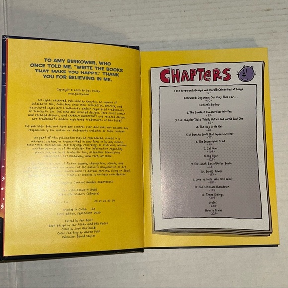 Dog Man Series Grime and Punishment by Dav Pilkey 2020 Hardcover - Picture 3 of 4